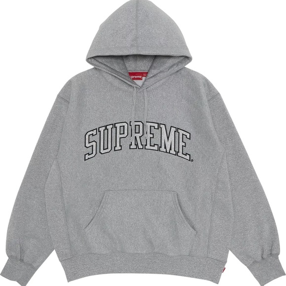 Supreme Glitter Arc Hooded Sweatshirt Large Sweatshirts & Hoodies